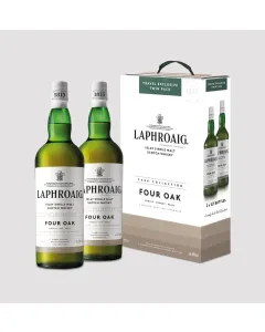 Laphroaig Four Oak Islay Single Malt Scotch Whisky Twin Pack 