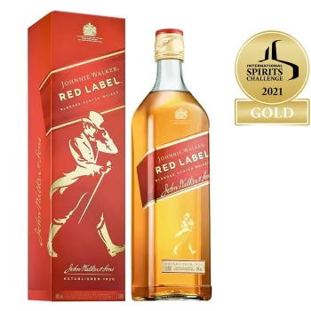 Johnnie Walker Red Label Blended Scotch Whisky 1L